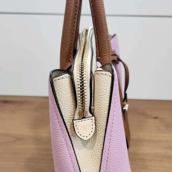 Kate Spade Lavender and Brown Satchel/Crossbody - Picture 5 of 11